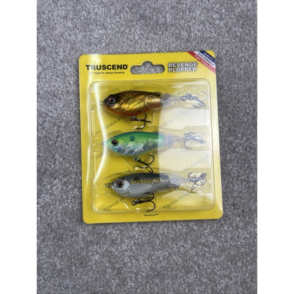 TRUSCEND Fishing Lures Freshwater Saltwater Lifelike Swimbait Bass Trout Crappie